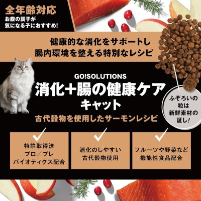 画像2: go！消化+腸の健康ケア キャットフード